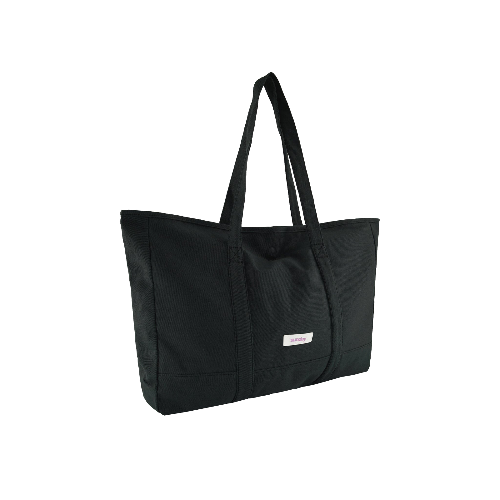 canvas-sunday-tote-bag-black sunday tote bag black