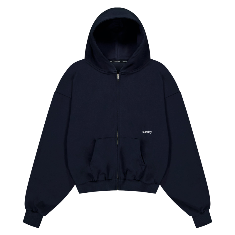 sunday zip up hoodie