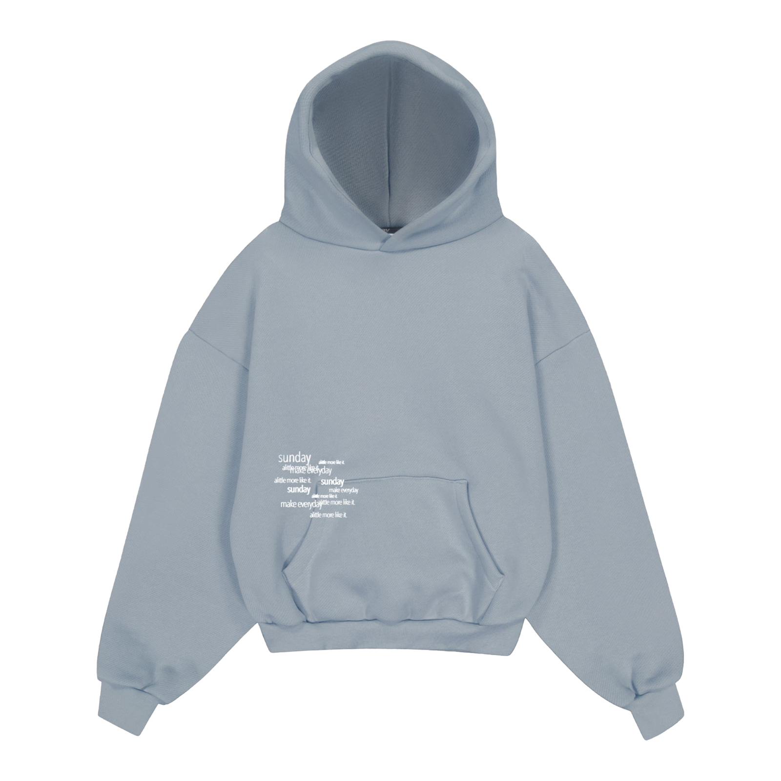heavyweight-typewriter-sunday-hoodie-gunmetal sunday heavyweught hoodie